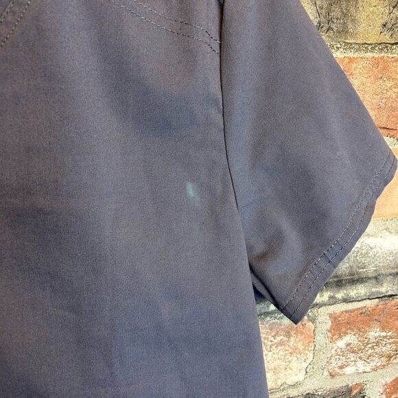 5 for $25🔥Scrubstar Grey Scrub Top Medium - Picture 3 of 6